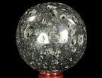 Polished Pyrite Sphere - Peru #65866-1